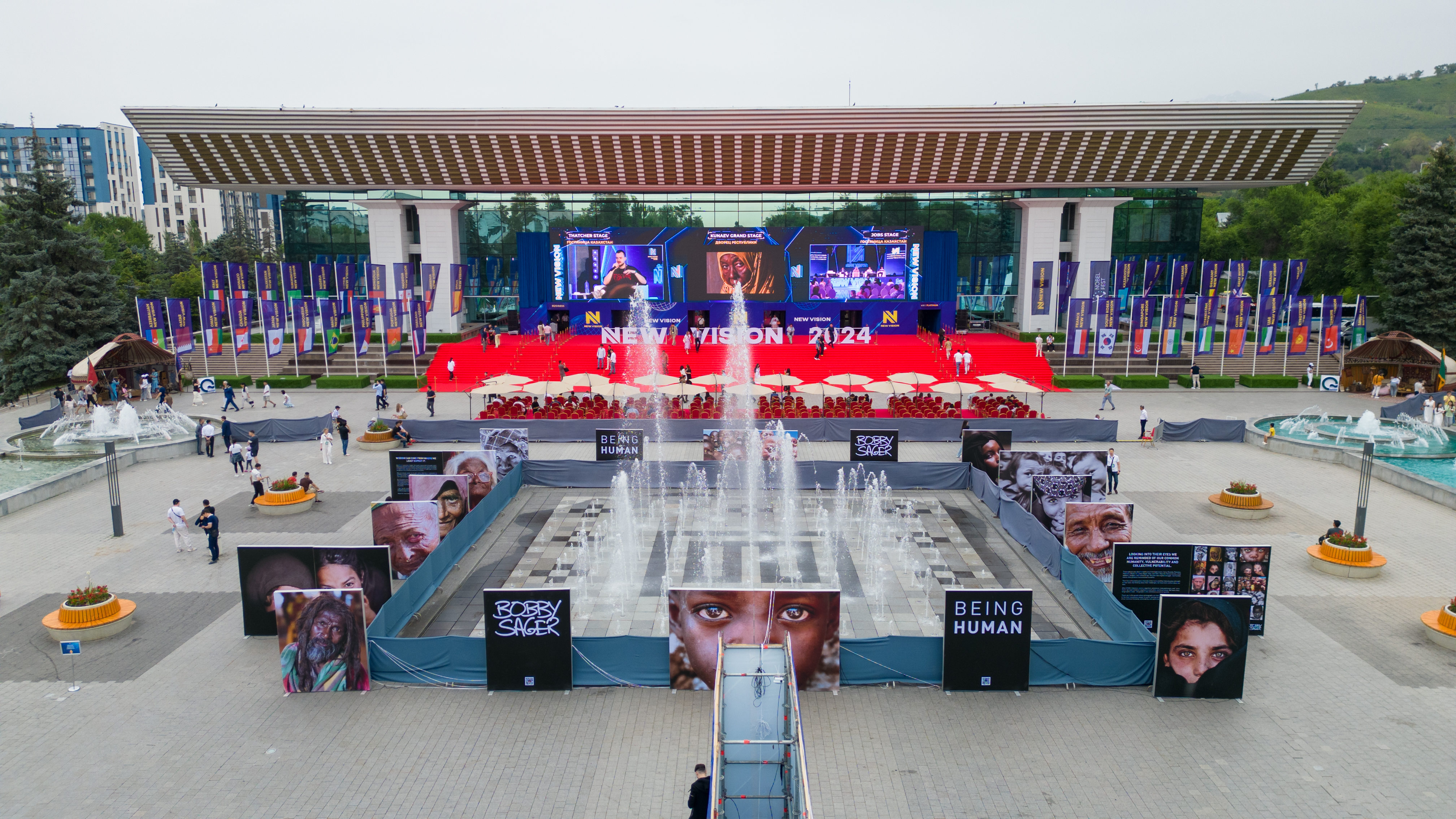 Being Human Exhibition at New Vision Forum in Almaty, Kazakhstan